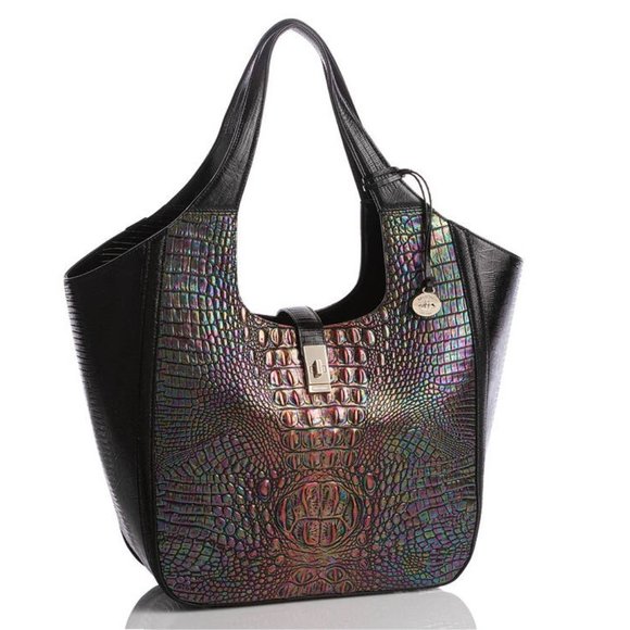 Brahmin Carla Black Pearl Bonnette - Picture 8 of 11